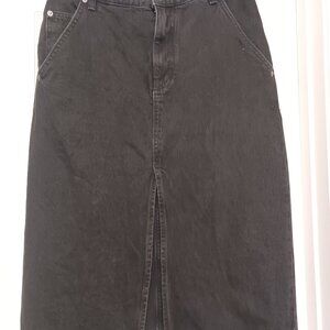 WE THE FREE - Black Jean Skirt